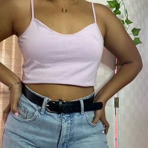 pink cami top